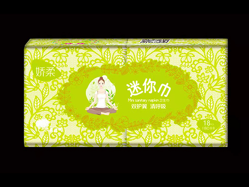 嬌柔165mm雙護翼迷你巾18片